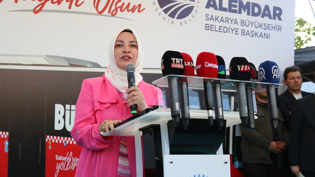 Sakarya'nın ilk metrobüs hattında deneme seferi yapıldı