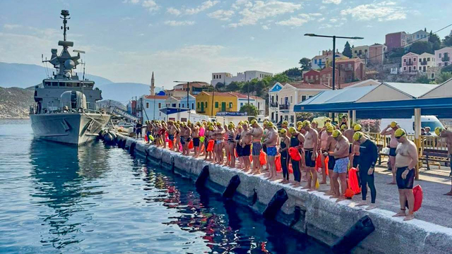 Uluslararası Meis-Kaş Yüzme Yarışı gerçekleştirildi