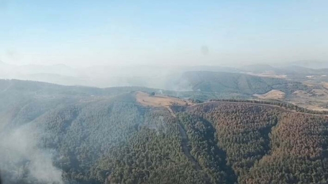 Manisa'daki orman yangını 3'üncü gününde