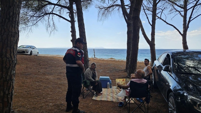 Çanakkale'de ormanlık alanlarda denetim ve bilgilendirme sürüyor
