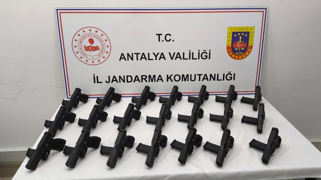 Antalya'da silah kaçakçılığı operasyonunda 1 kişi tutuklandı
