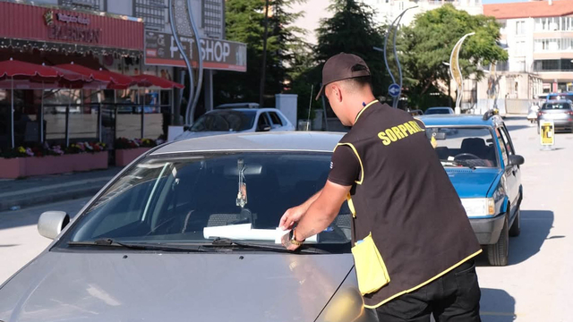 Sorgun'da ücretli park uygulaması başladı