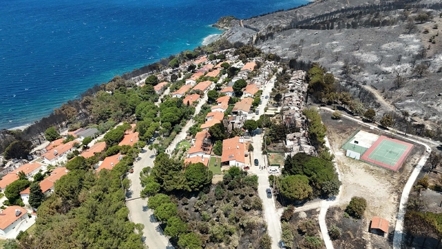 İzmir'deki orman yangını 2'nci gününde (3)