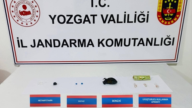 Yozgat'ta uyuşturucu operasyonunda bir zanlı yakalandı