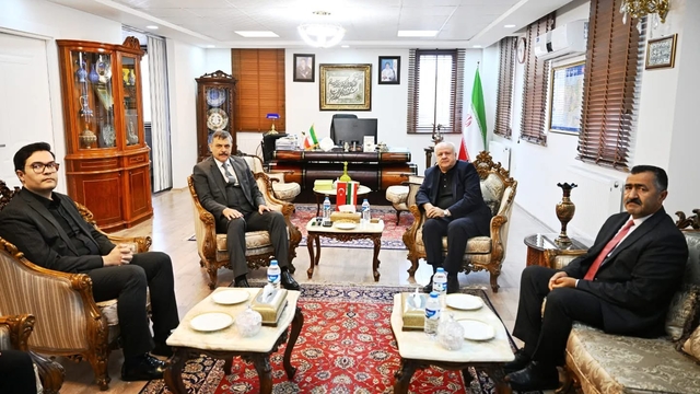 Erzurum Valisi Çiftçi'den İran'ın Erzurum Başkonsolosu Ebrahimi'ye taziye ziyareti