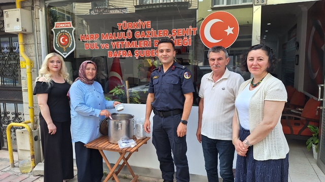 Samsun'da şehit aileleri ve gaziler için aşure etkinliği