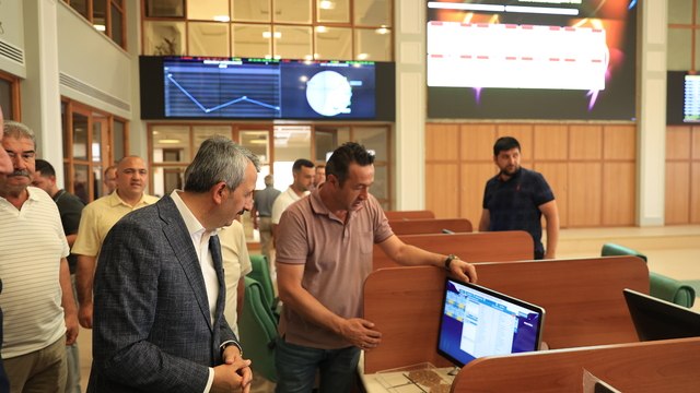 Edirne'de çiftçi ve tüccarlara ürün satışı "teknolojik sistemle" sunuluyor