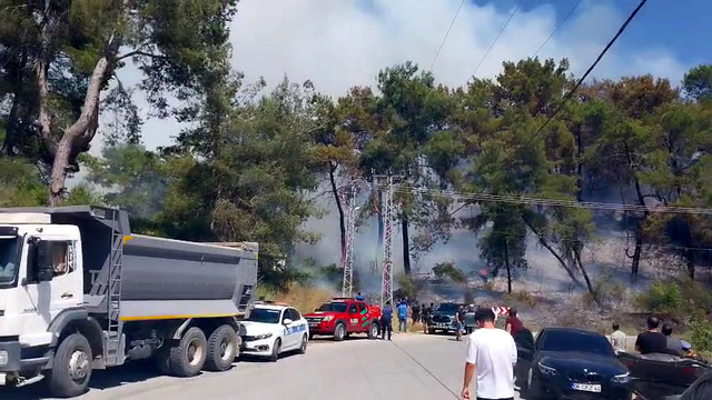 Antalya'da orman yangını