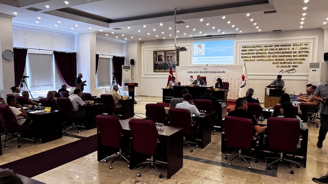 Kırklareli Belediye Meclisi toplantısı yapıldı