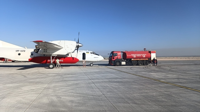 Mardin Büyükşehir Belediyesinden, Hatay'daki orman yangınına destek