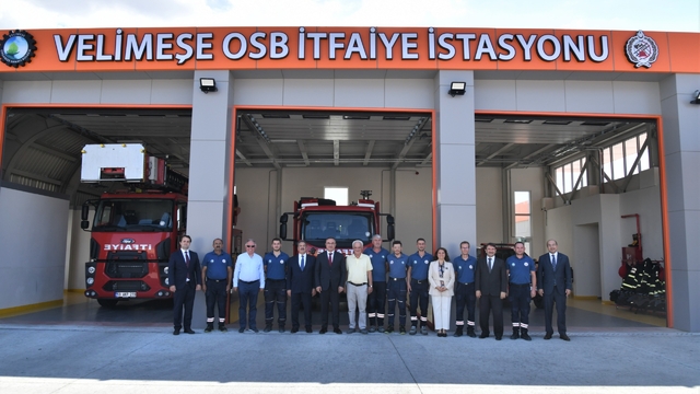 Tekirdağ Valisi Soytürk, Velimeşe OSB İtfaiye İstasyonu'nu ziyaret etti