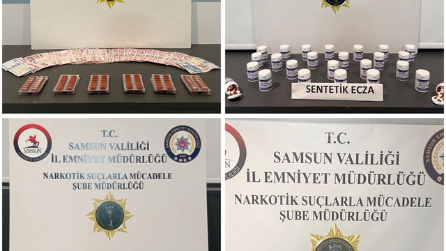 Samsun'da uyuşturucu operasyonunda 6 zanlı yakalandı