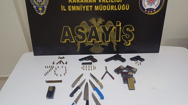 Karaman'da çeşitli suçlardan aranan 10 kişi yakalandı