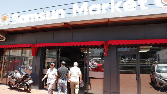 Kadın kooperatiflerinin ürünlerinin yer aldığı "Samsun Market" hizmete açıldı