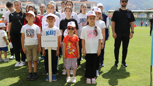 Amasya'da yaz spor okullarının açılışı yapıldı