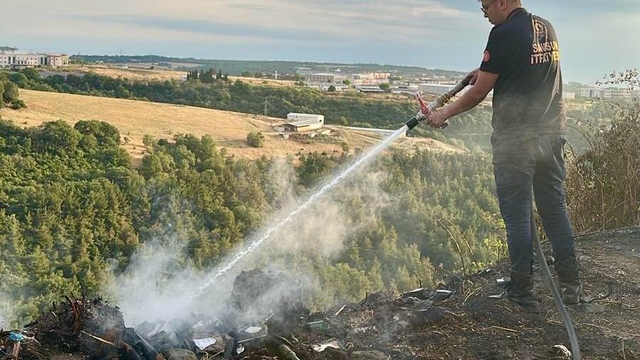 Samsun itfaiyesi 6 ayda 263 orman ve anız yangınına müdahale etti