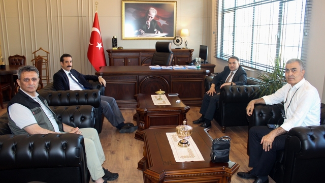 Mersin Orman Bölge Müdürü Rifat Ataş'tan Kaymakam Duru'ya ziyaret