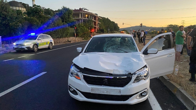 Düzce'de otomobilin çarptığı yaya öldü