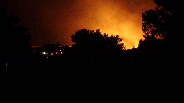 İzmir Çeşme'de orman yangını (7)