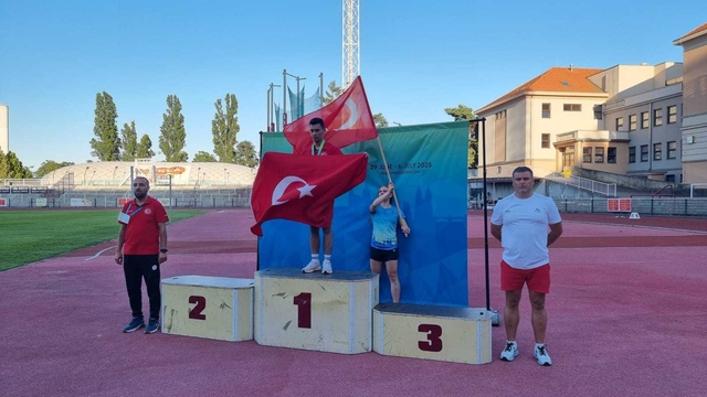 DOSD Meram Spor Kulübü sporcusu Muhammed Eren Uysal, Avrupa Şampiyonu oldu