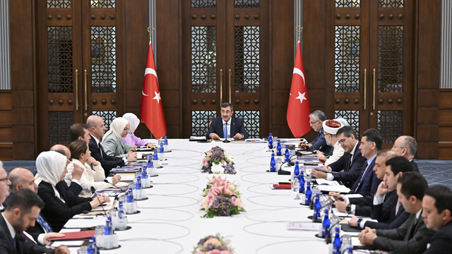 Cumhurbaşkanı Yardımcısı Yılmaz, Nüfus Politikaları Kurulu Toplantısı'nda konuştu: