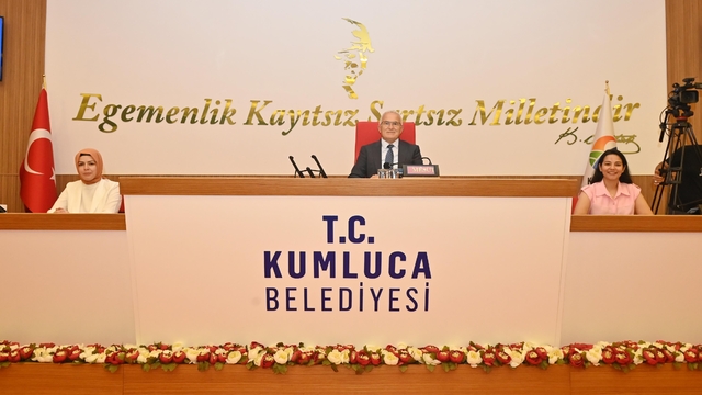 Kumluca Belediyesi Temmuz ayı olağan toplantısı yapıldı