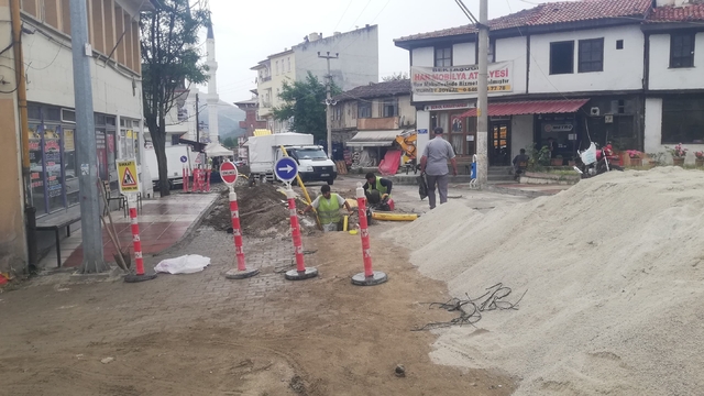 Hanönü'de doğal gaz altyapı çalışmaları devam ediyor