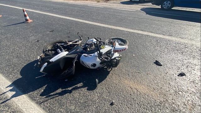 Bilecik'te otomobille motosikletin çarpıştığı kazada 1 kişi yaralandı