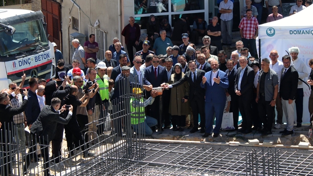 Kütahya'nın Domaniç ilçesinde Sultan Alaaddin Camisi'nin temeli atıldı
