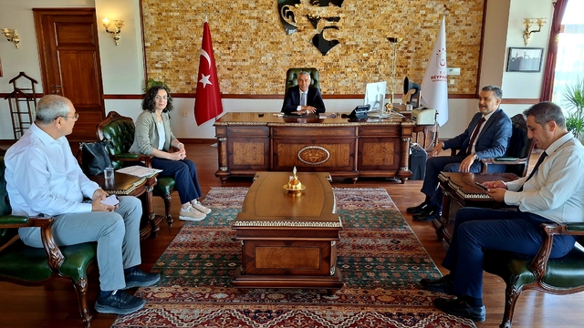 Beypazarı Kaymakamı Ünal Coşkun'a ziyaret