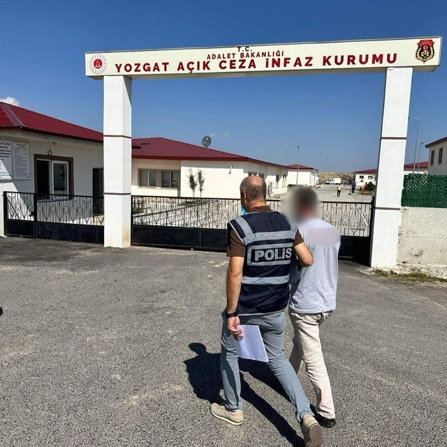 Yozgat'ta hakkında kesinleşmiş 12 yıl 6 ay hapis cezası bulunan hükümlü yak...