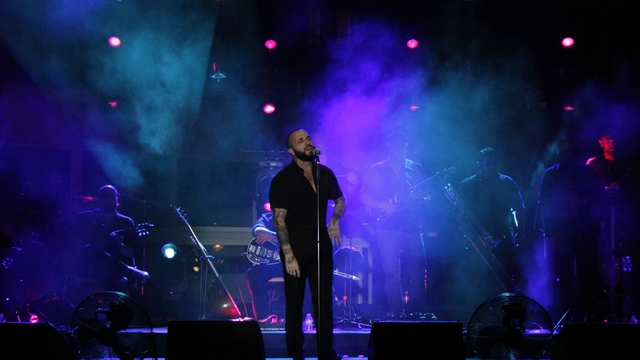 Şarkıcı Berkay Antalya'da konser verdi