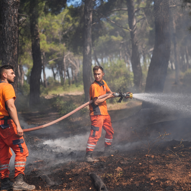 "Alev savaşçıları"ndan İzmir'deki ormanlar için yoğun mücadele