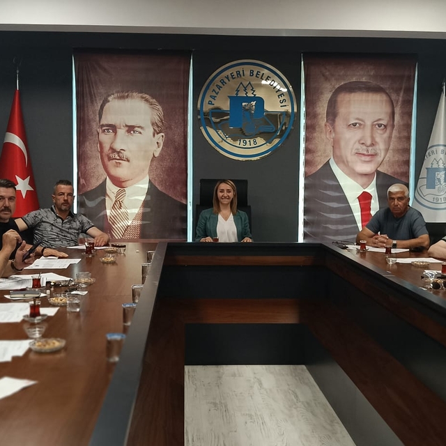 Pazaryeri Belediyesinde temmuz ayı meclis toplantısı yapıldı
