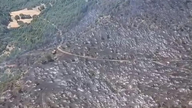 Balıkesir'de orman yangını kontrol altına alındı (2)