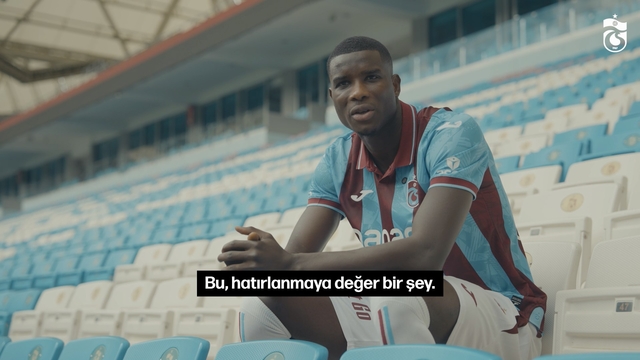 Nijeryalı golcü Onuachu, Trabzonspor'a geri dönüşünü anlattı: Yarım kalan bir işimizi tamamlamak için döndüm