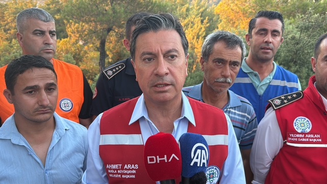 Milas'ta orman yangını (4)