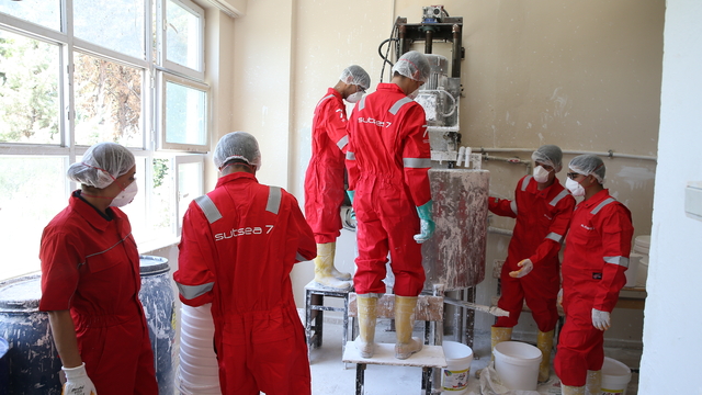 Adıyaman'daki liselilerin bu yılki hedefi boya üretiminden 5 milyon liralık ciro