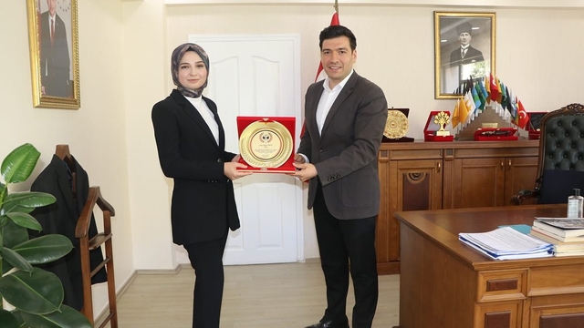 Keban'da yargı mensuplarından veda ziyareti