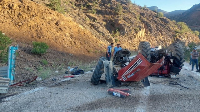 Devrilen traktörünün sürücüsü öldü