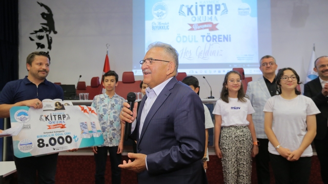 KAYMEK'in 4. kitap okuma yarışmasında ödüller sahiplerini buldu