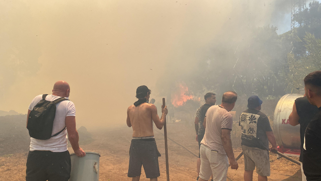 Antalya'da orman yangını (2)