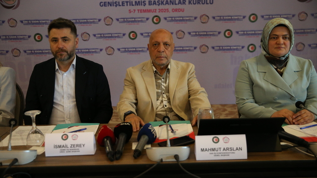 HAK-İŞ Genel Başkanı Mahmut Arslan, Ordu'da konuştu: