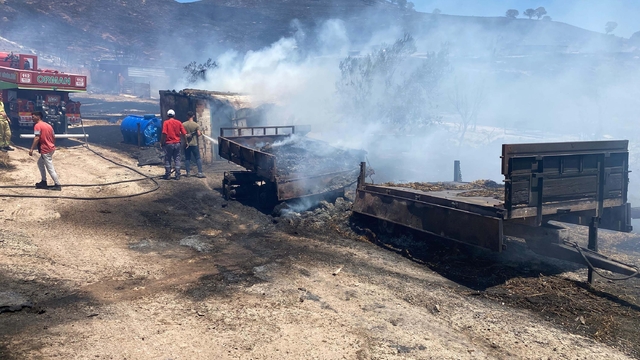 Çanakkale'de maki yangını kontrol altında (2)
