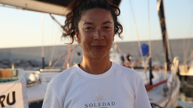 Rekor denemesi için yelkenliyle Hopa'dan yola çıkan Başak Mireli, İskenderun'a ulaştı