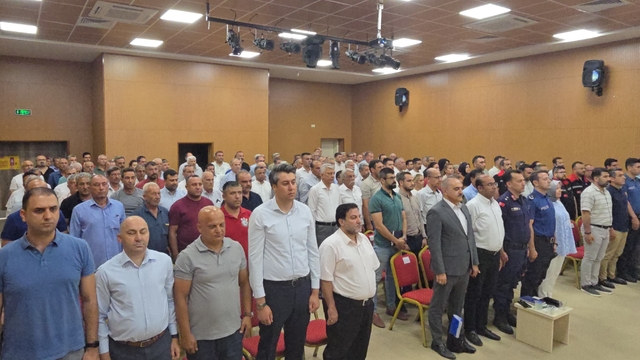 Kozan'da genel tarım sayımı ve orman yangınlarıyla mücadele konuları görüşüldü