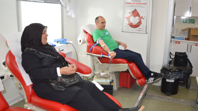 Havza'da kan bağışı kampanyası düzenlendi