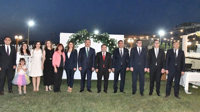 Tekirdağ'da tayini çıkan hakim ve savcılar için veda yemeği