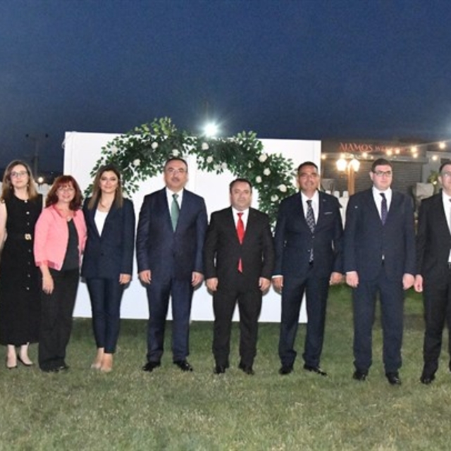 Tekirdağ'da tayini çıkan hakim ve savcılar için veda yemeği