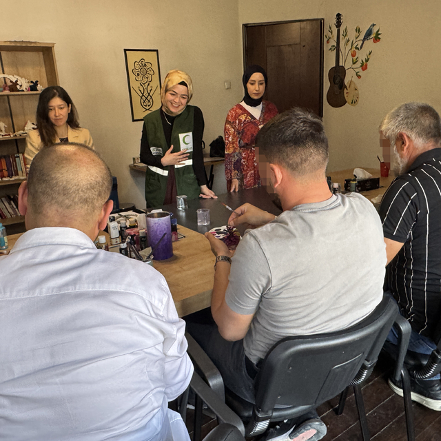 Yükümlüler Yeşilay atölyelerinde el becerilerini geliştiriyor